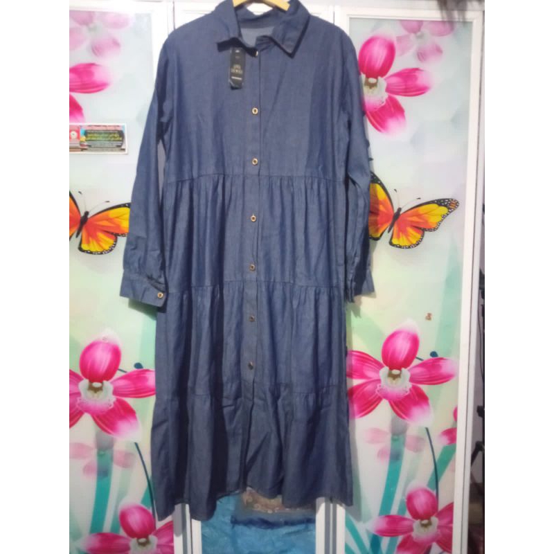 GAMIS JEANS MIDI JEANS PREMIUM MURAH