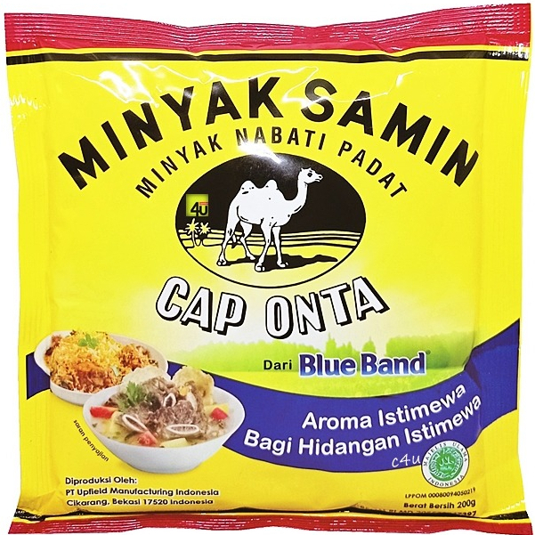 

Minyak Samin 200gr Cap Onta - Blueband Minyak Nabati Padat