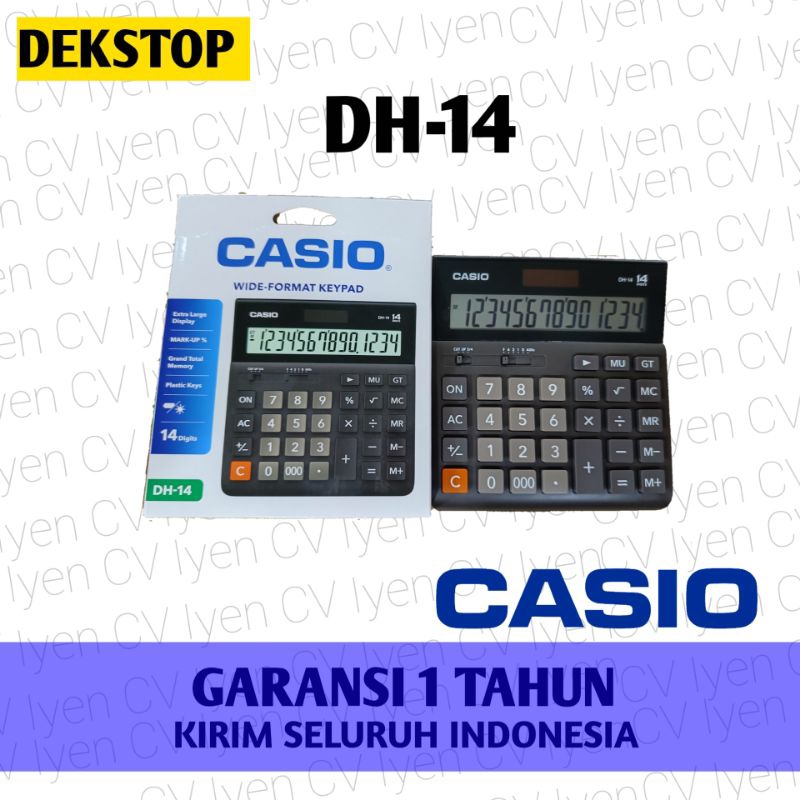 

kalkulator Dekstop Casio DH-14 / Casio DH 14 / casio dh 14 / kalkulator Casio