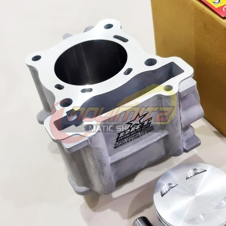 Blok Mesin BRT Bore Up Piston 63mm NMAX Aerox Lexi WR XSR R15 Vixion