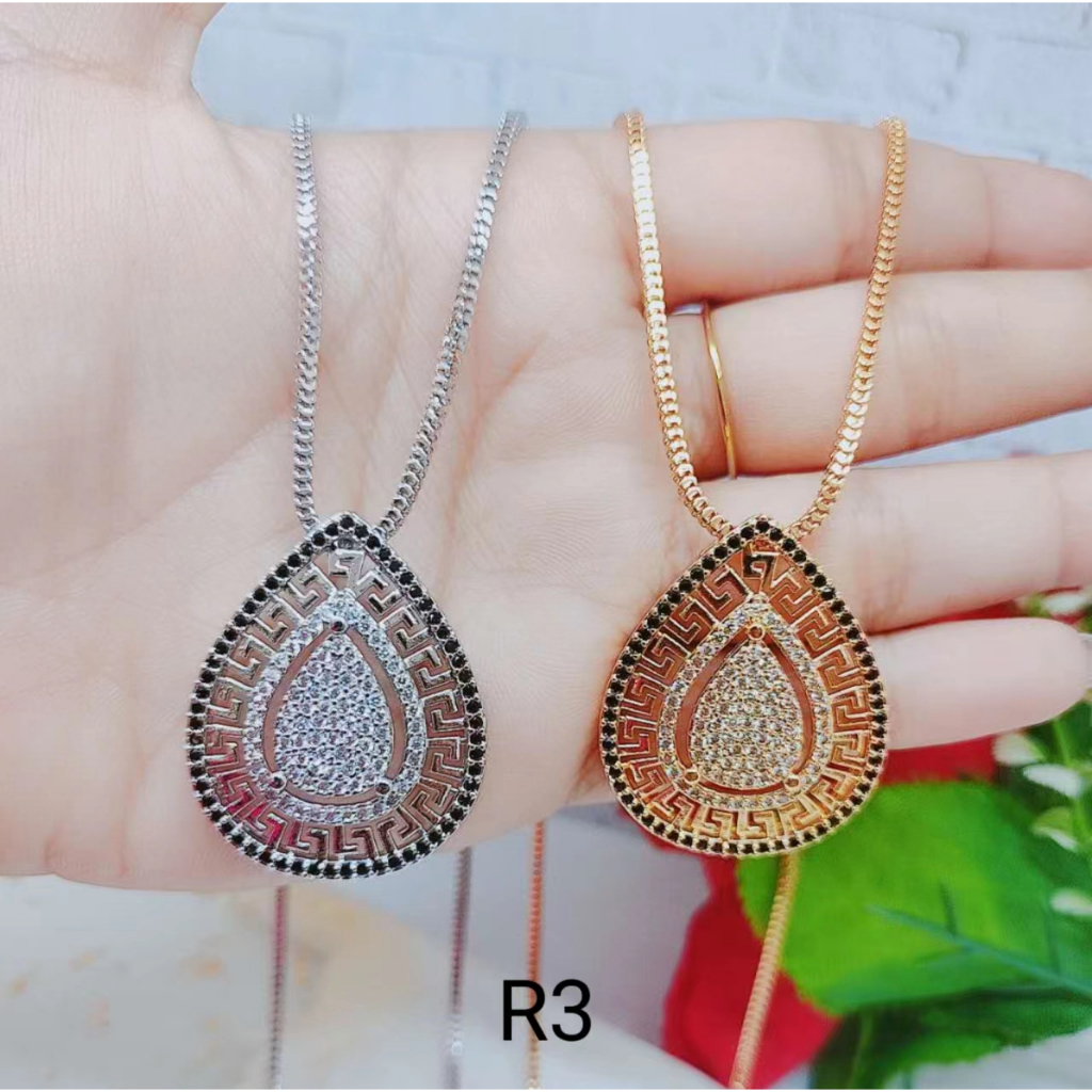 Kalung Xuping Mata Full Lapis Emas Perhiasan Fashion R1/R2/R3/R4