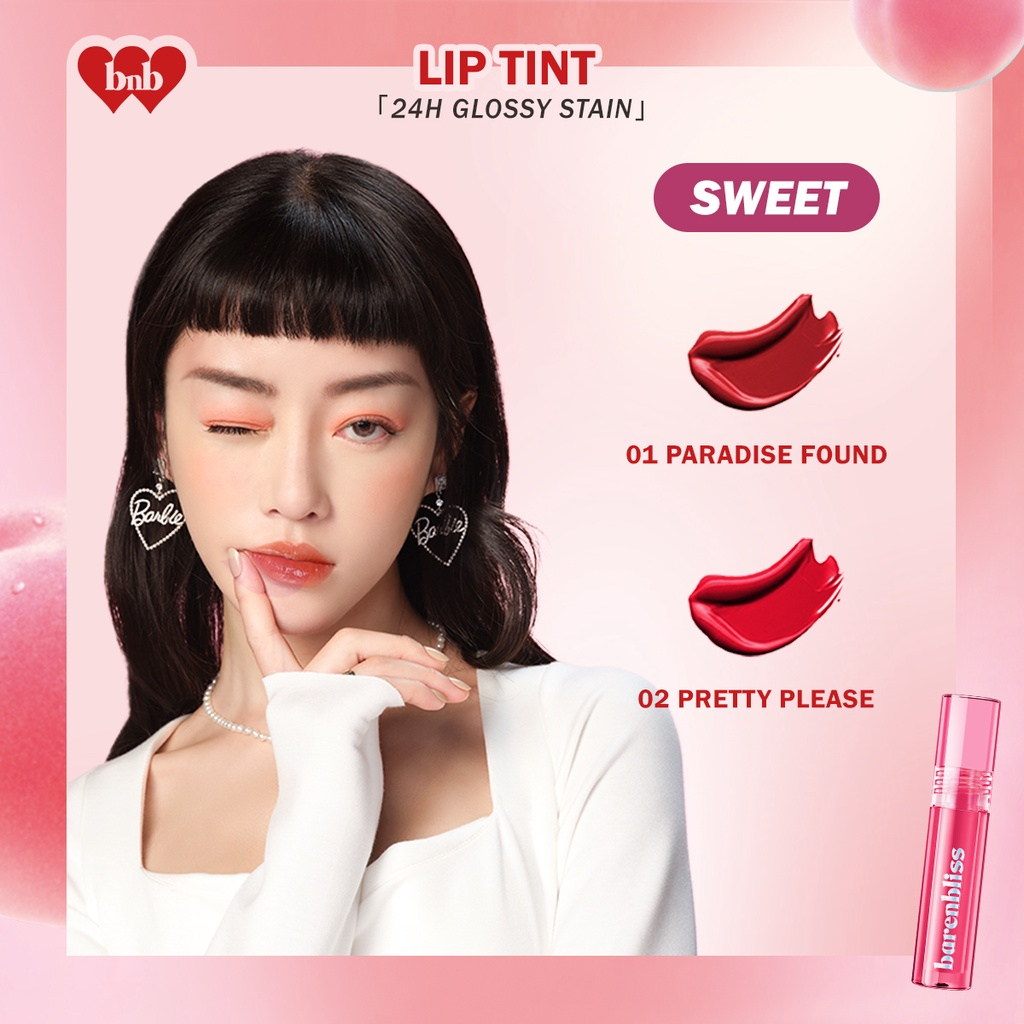 MFI - BARENBLISS PEACH MAKES PERFECT LIP TINT SERIES | READY STOCK