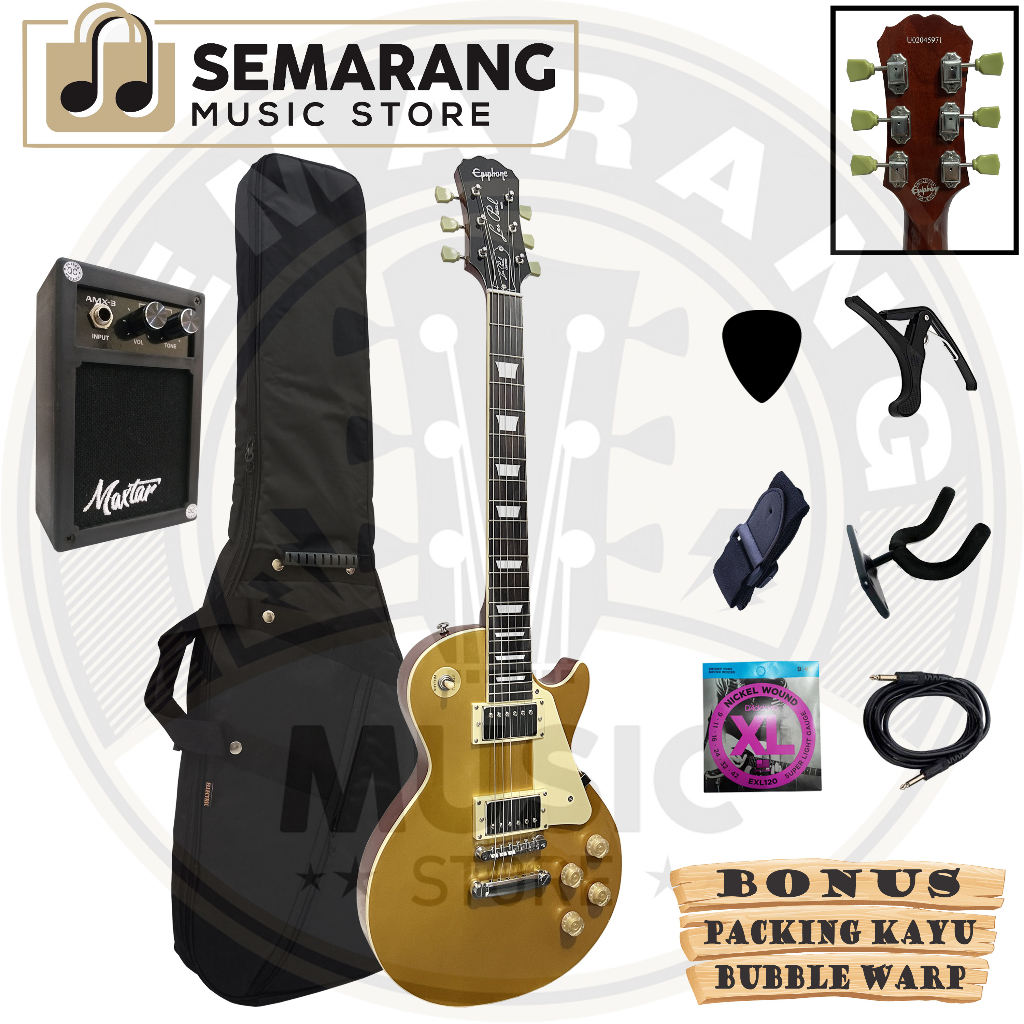 Gitar Elektrik Epiphone Les Paul Gold