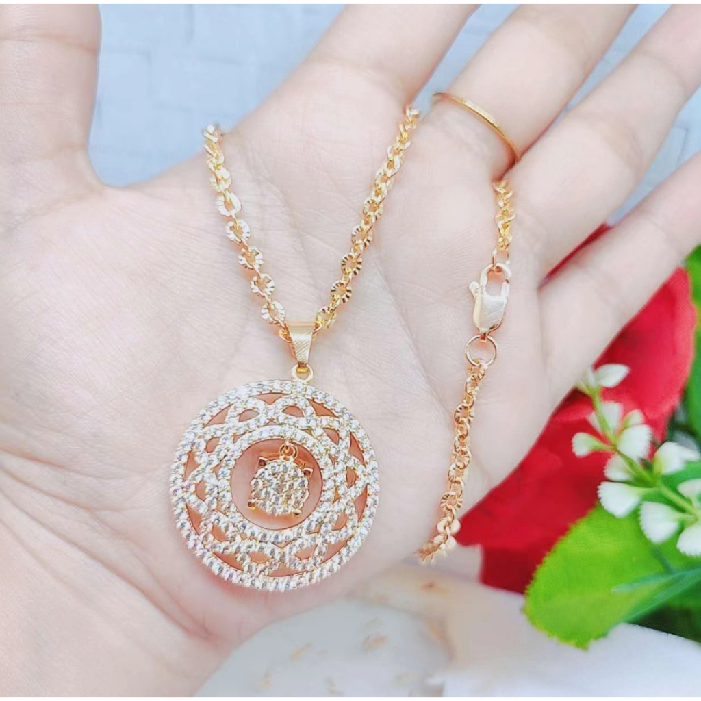 Kalung Xuping Mata Full Lapis Emas Perhiasan Fashion R11/R12