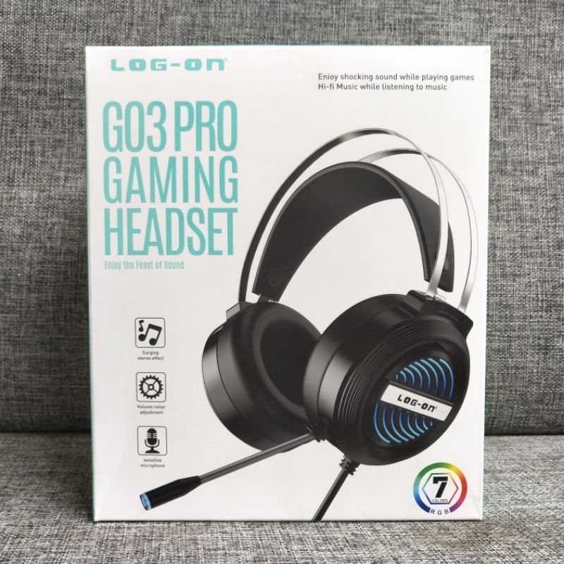 Log On G03 Pro Headset Gaming with Microphone Original