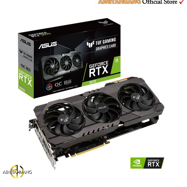 VGA ASUS TUF Gaming RTX 3070 V2 OC  8GB GDDR6