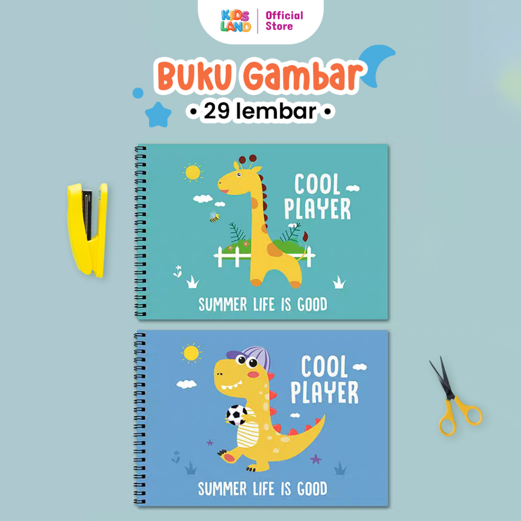 

KIDS LAND Buku Menggambar Buku Gambar Mewarnai Buku Gambar Polos Buku Gambar A4Cute Painting Book