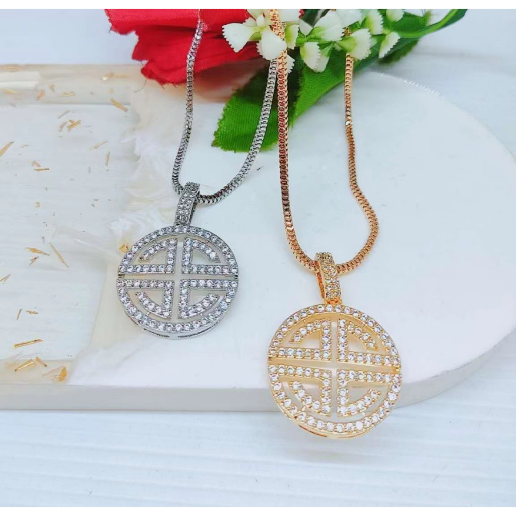 Kalung Xuping Mata Full Lapis Emas Perhiasan Fashion R13/14