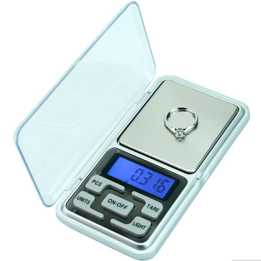 POCKET SCALE Timbangan 200gr Digital Akurasi 0.01gr (Dengan Baterai)