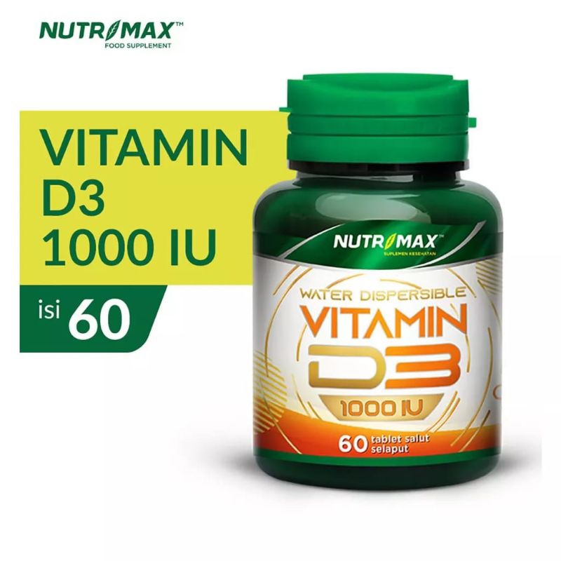 NUTRIMAX FOOD SUPPLEMENT VITAMIN D3 1000 IU ISI 60 KAPLET