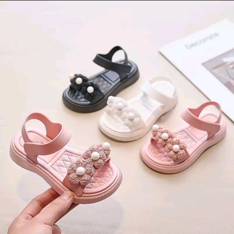 Sandal anak perempuan terbaru Sandal import Alina size 24-35 sepatu sandal aak wanita trendy lempuk nyaman