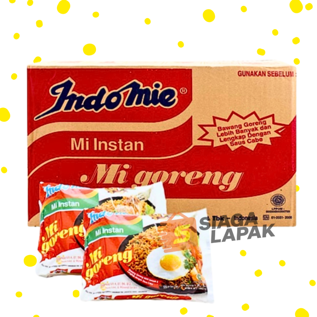 Indomie Goreng 1 DUS KARTON Mie Instan Indomi Mi Original