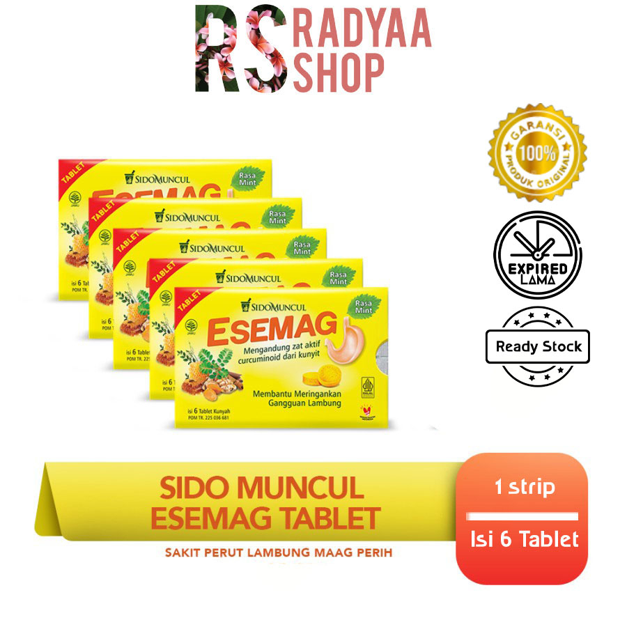 Sido Muncul Esemag Tablet - Sakit Perut Lambung Maag Perih