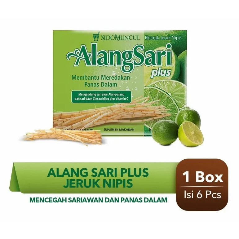 

Alang Sari Plus Nipis Pencegah Panas Dalam & Sariawan [6 Sc]