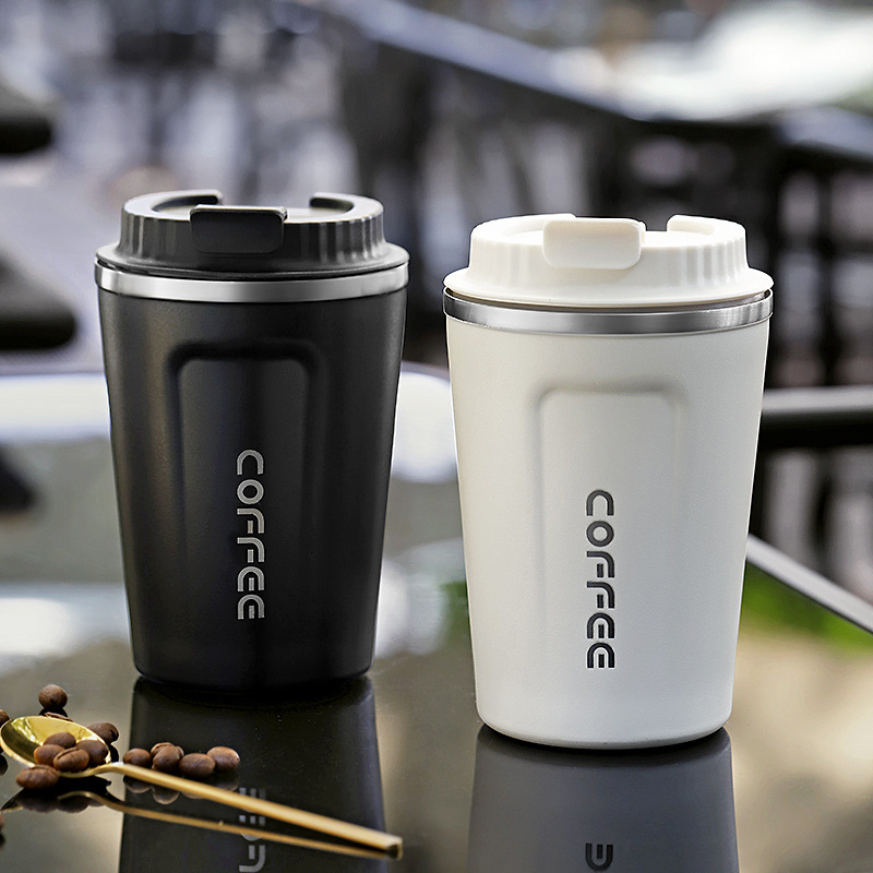 COD TRAVEL MUG TERMOS KOPI BOTOL AIR MINUM/TAHAN PANAS DAN DINGIN 500ML/DAPAT STIKER 3D