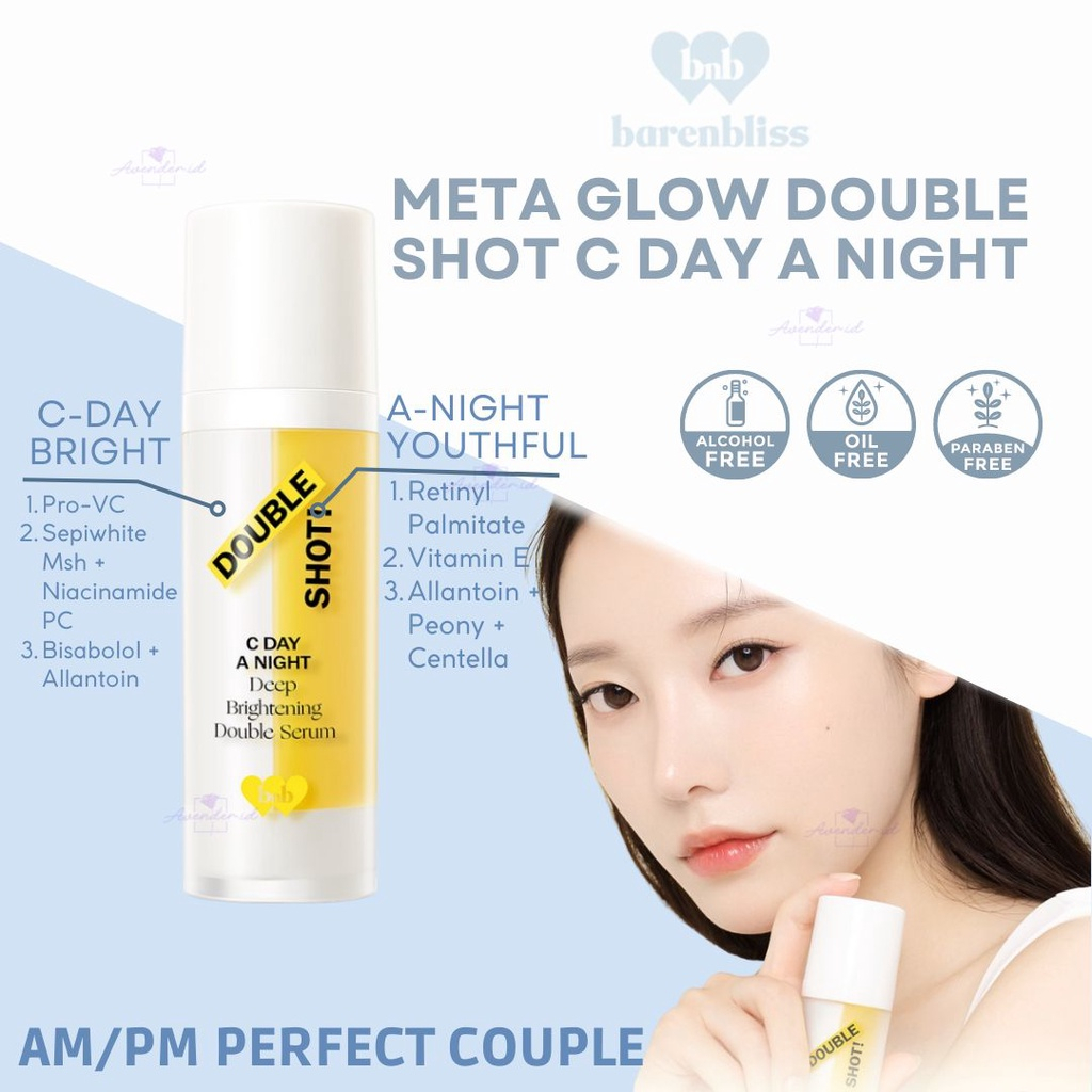MFI - BARENBLISS DOUBLE SHOT C DAY A NIGHT DEEP BRIGHTENING DOUBLE SERUM | READY STOCK
