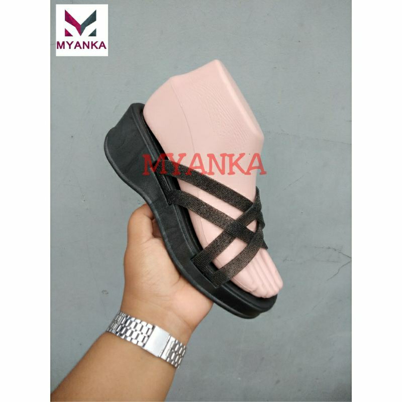 Myanka jelly shoes Wedges Silang X