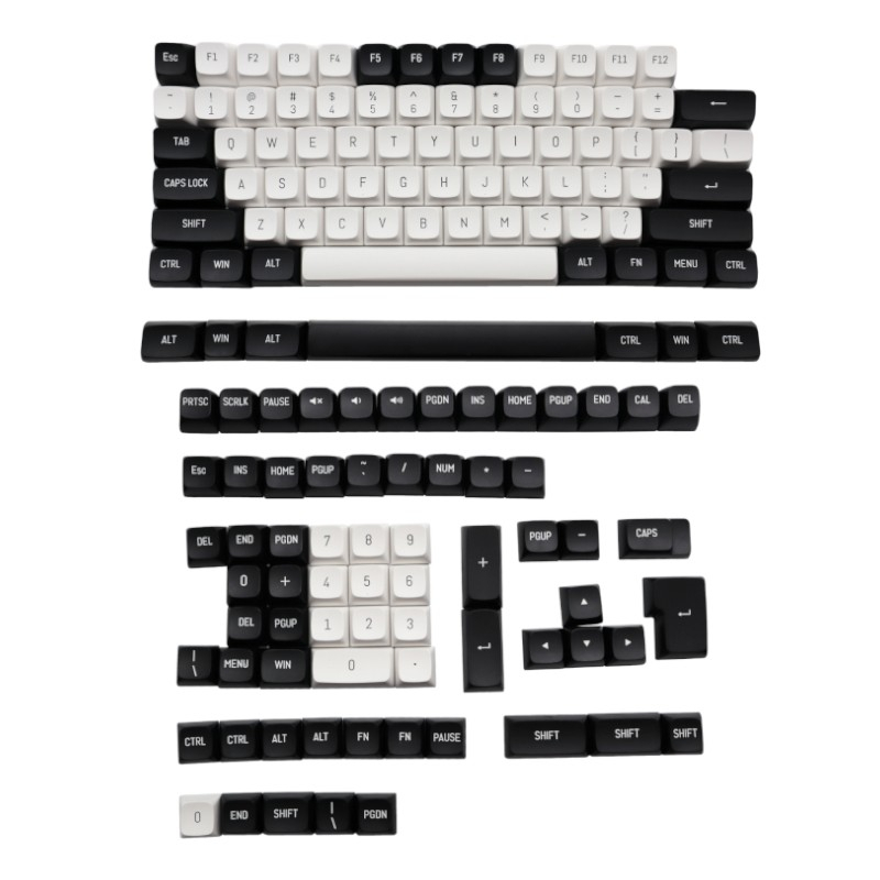 PBT Double Shot Keycaps Redragon A132 A-132 Universal Keycaps Set