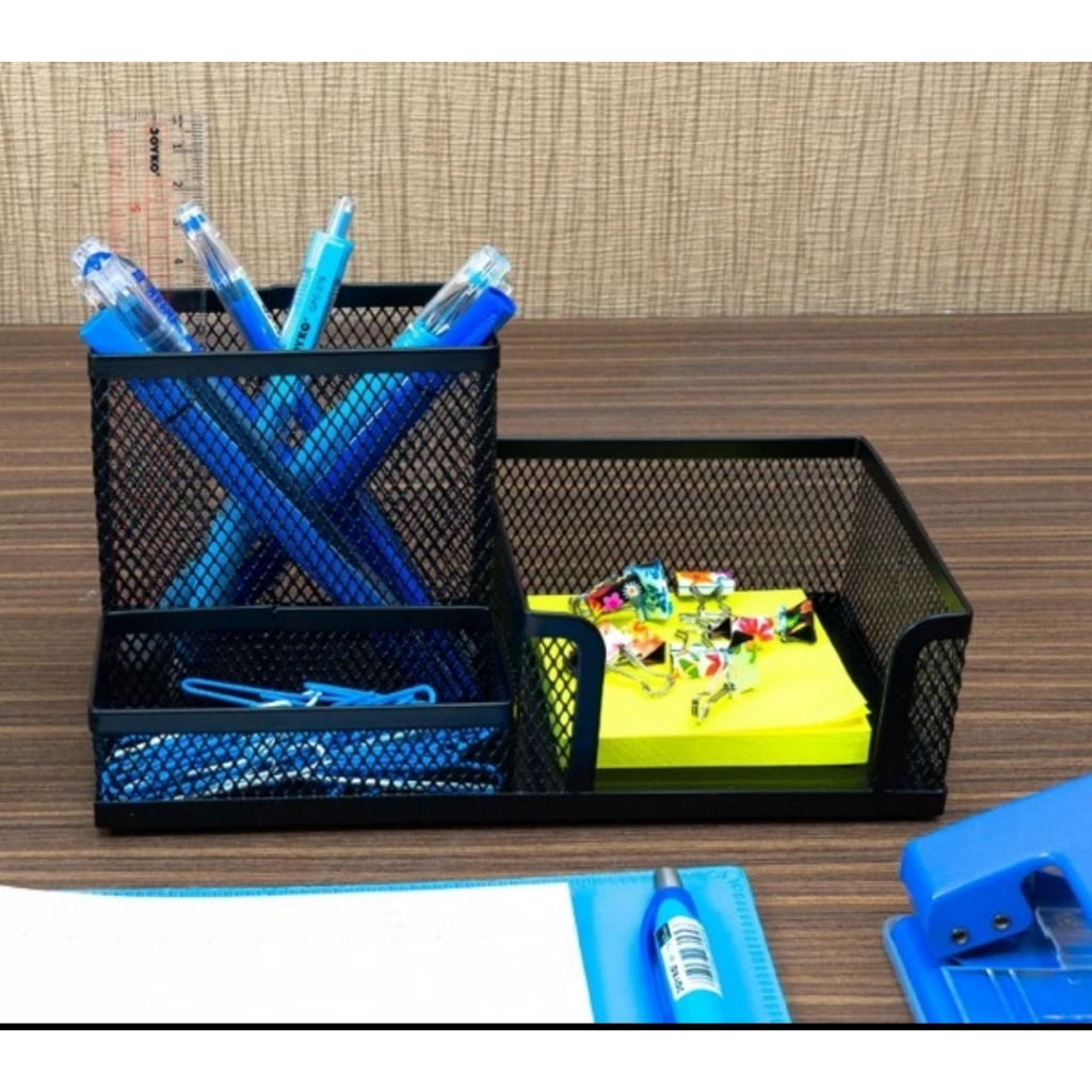 desk set pen holder meja tempat ballpoint jaring h 9058 micro ds 20