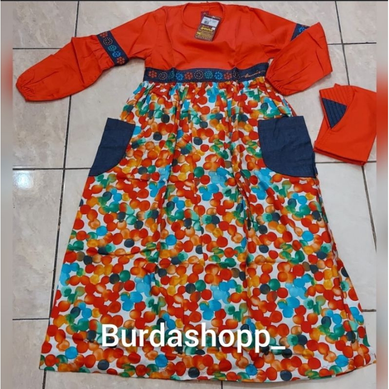 BAJU MUSLIM ANAK DANNIS PEREMPUAN SIZE 9