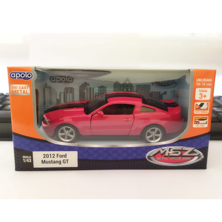 Diecast Apolo MSZ Ford Mustang GT 2012 Scale 1/43