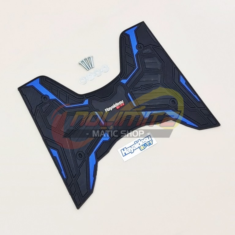Karpet Karet Hayaidesu Floor Mat Pijakan Kaki Honda Vario 160