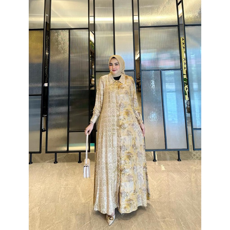 Vania Dress Gamis Fadiyah Busui Original