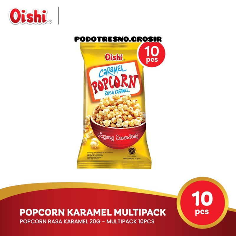 

Popcorn Oishi 20gr rasa coklat caramel keju MURAH