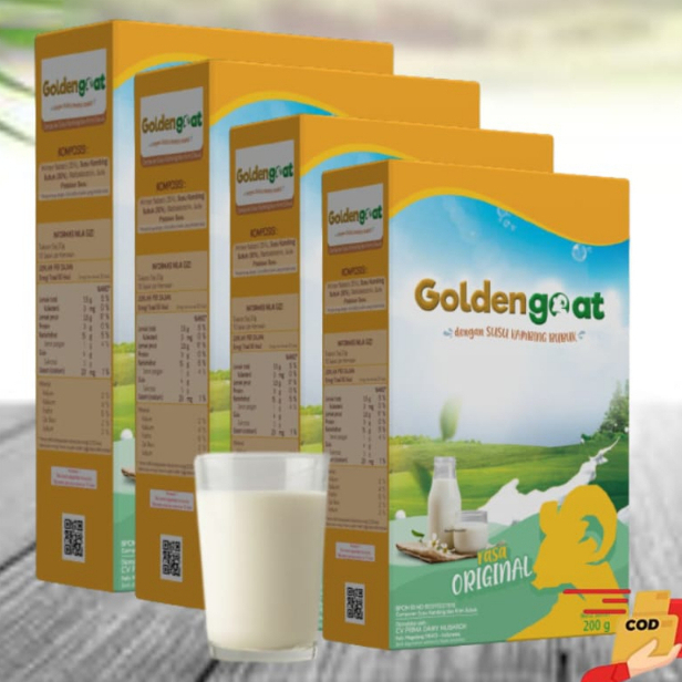 SUSU GOLDEN GOAT 100% ASLI SUSU KAMBING ETAWA melancarkan produksi asi