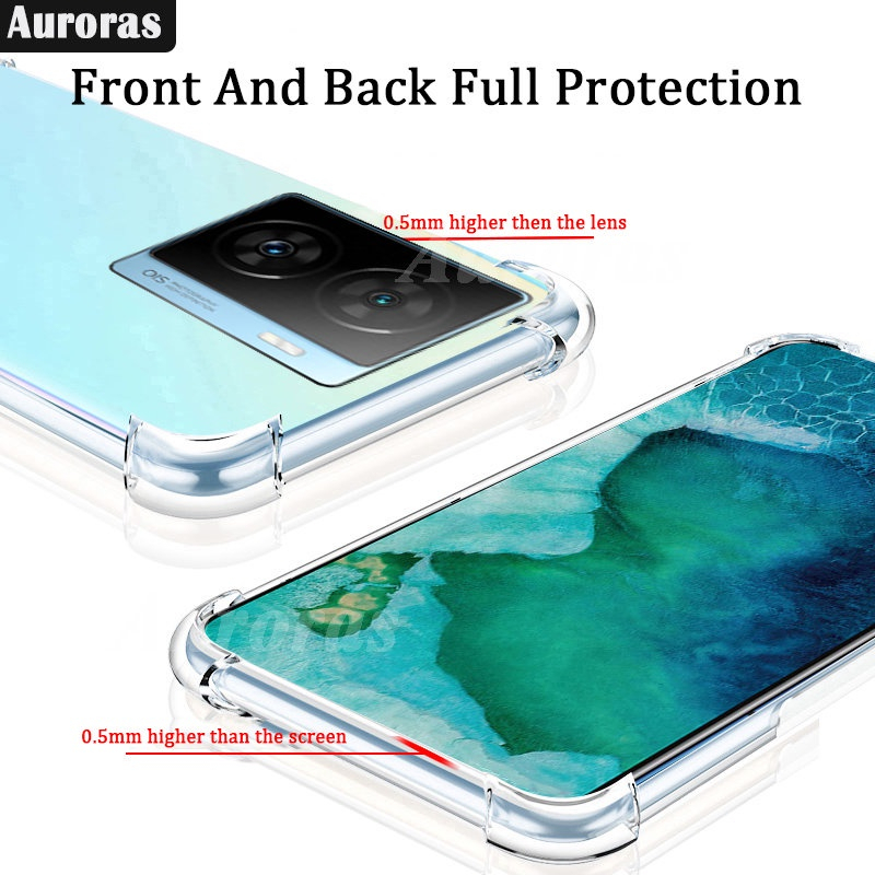 Soft Case Silikon Iqoo Z7 5G iqoo Z7x Bening Transparant Airbag Anti Crack Tebal