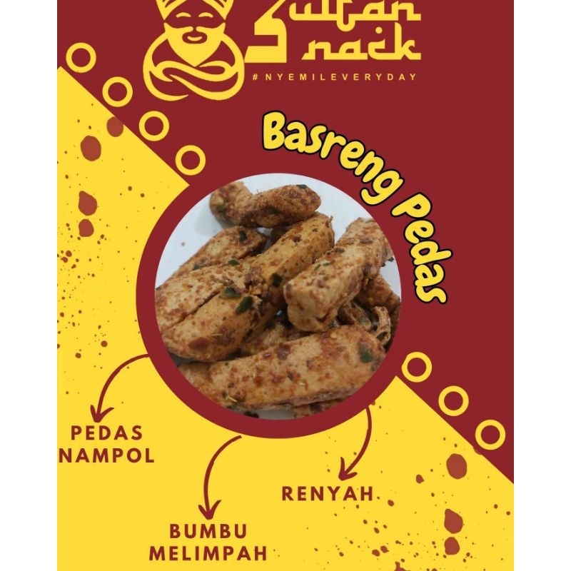

Basreng pedas daun jeruk