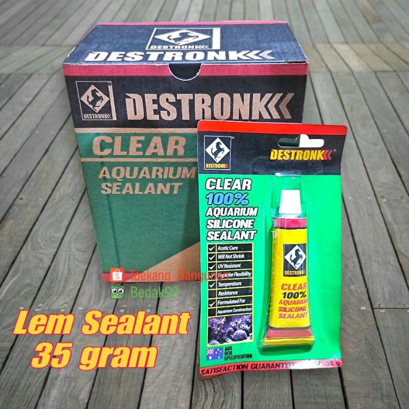 

Lem Sealant Tube Destronk 35 gram Lem Kaca Tube Kecil