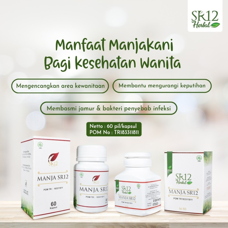 Manjakani Aceh SR 12 Manja SR 12 Obat Keputihan Perapat Miss V Pembersih daerah kewanitaan