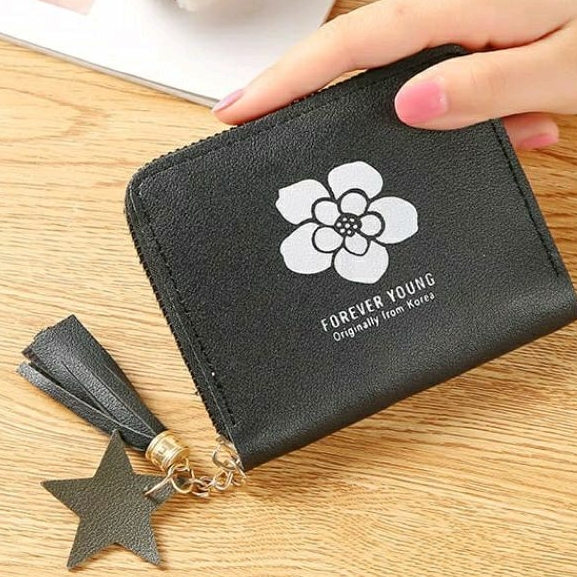 Arifirn D2202 - Dompet Lipat Wanita Motif Bunga