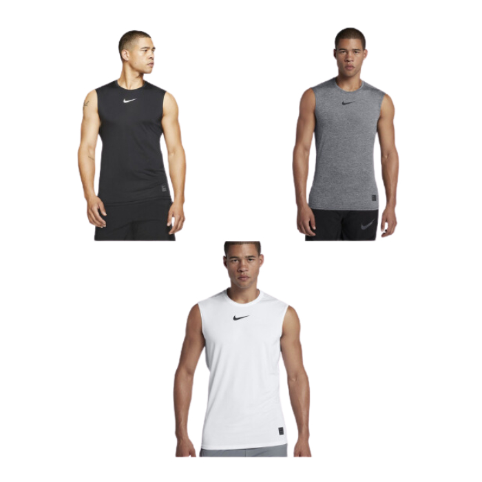 Kaos Baju Baselayer Nike Pro Combat Vest Sleeveless Compression Shirt Top