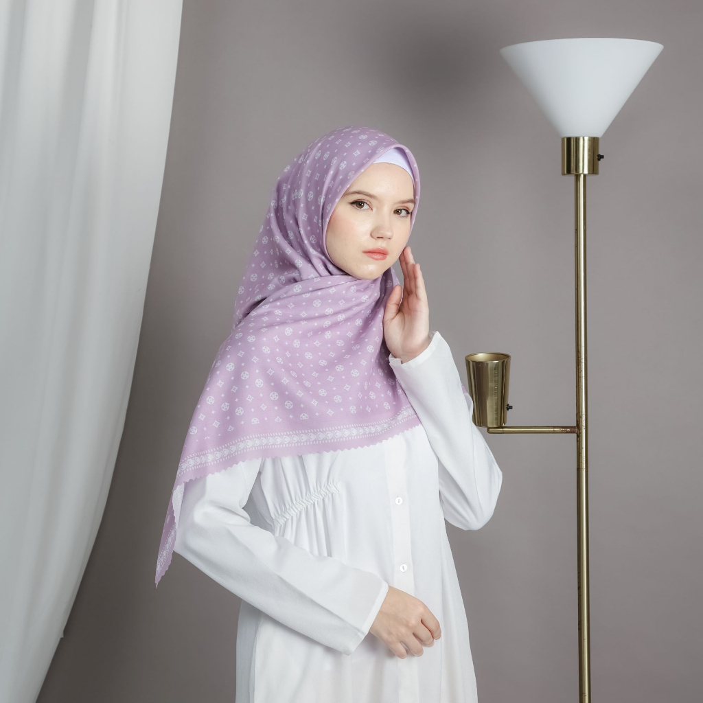 Zahira Monogram Scarf Hijab Motif Premium Sahara Voal Boiascarves