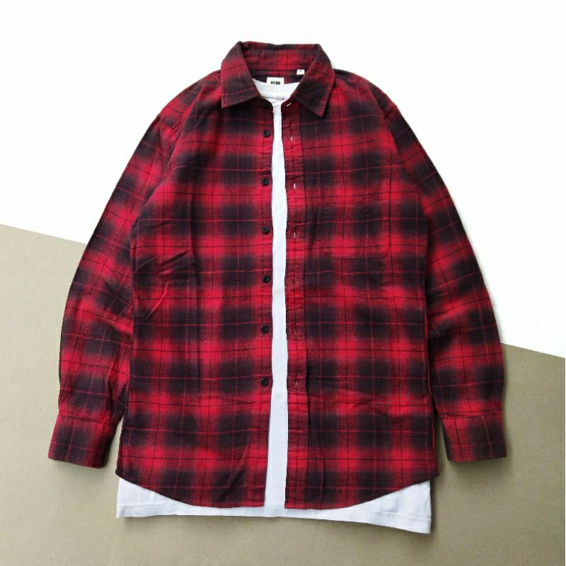 Uniqlo, Uniqlo, & Black Number Flannel