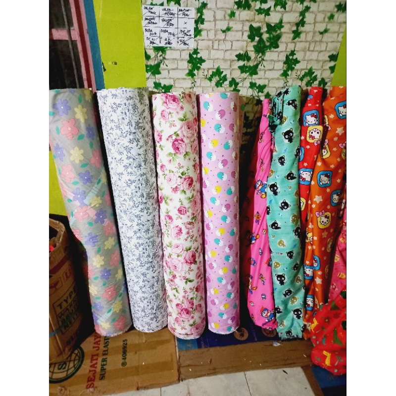 #Part C &quot;motif bunga abstrak&quot; jual kain meteran katun disperse grade A. #motif tabur karakter dan abstrak.