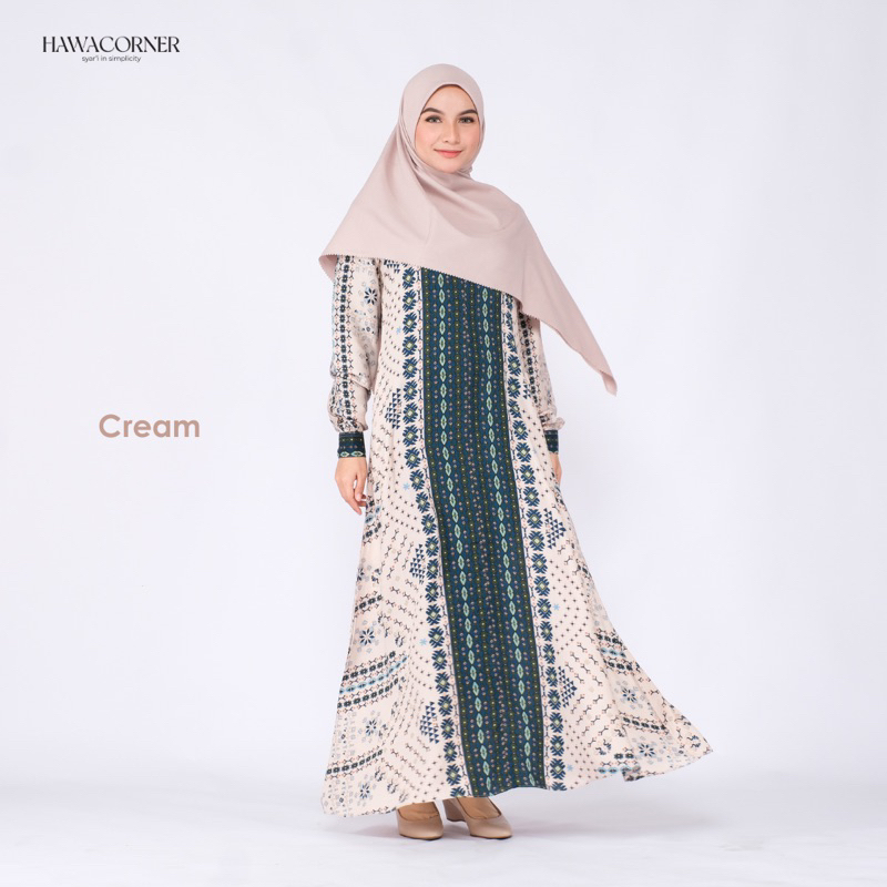 ABAYA ETNIK by hawacorner abaya rayon motif