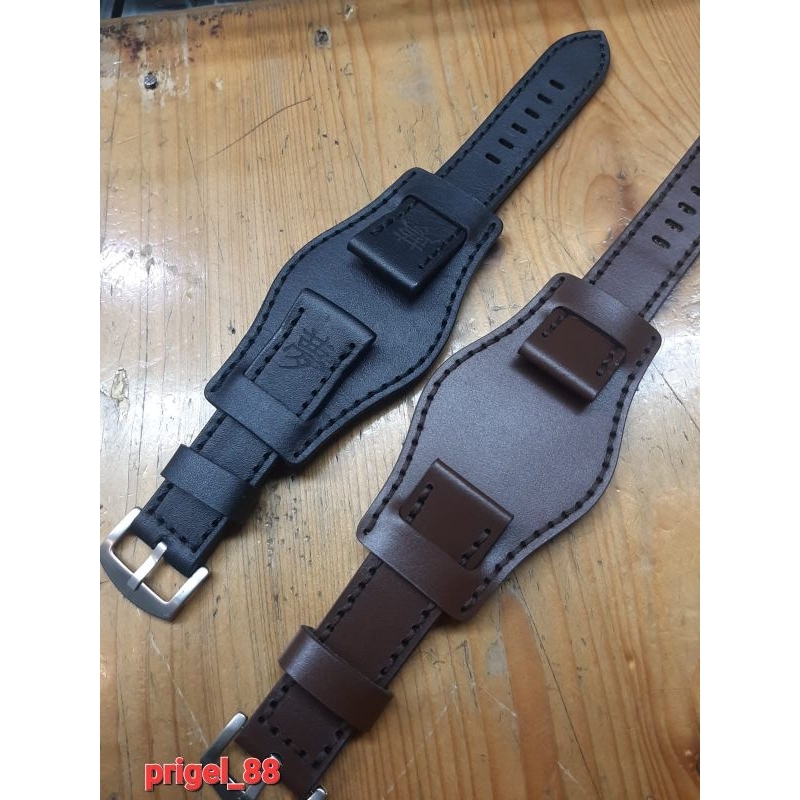 Tali Kulit Asli Garut Untuk Jam Tangan Custom 22mm 24mm