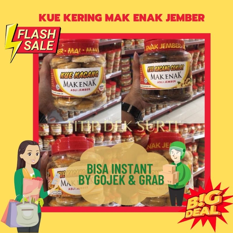 

(TERMURAH) Kue Kacang Mak Enak asli Jember 500gr