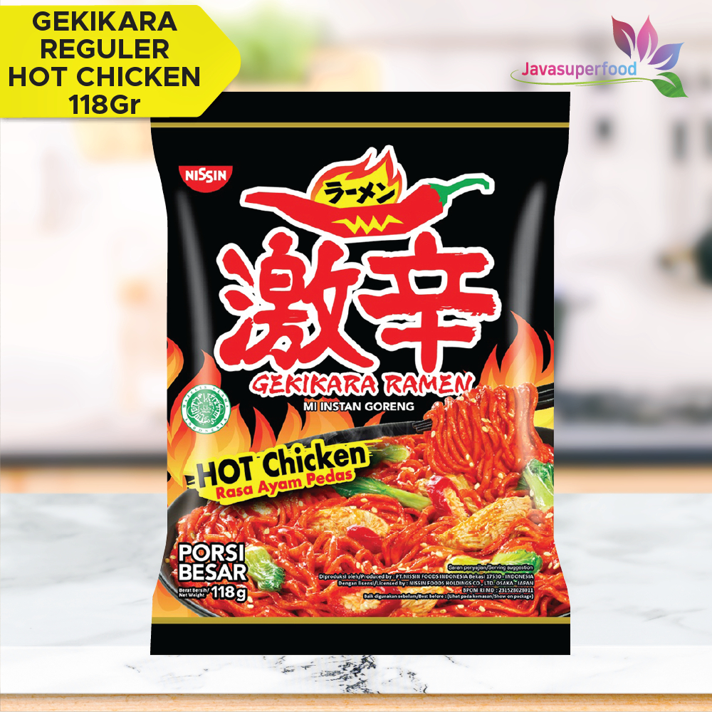 

NISSIN Gekikara Ramen Besar Hot Chicken 118 Gr -Mie Instant Goreng