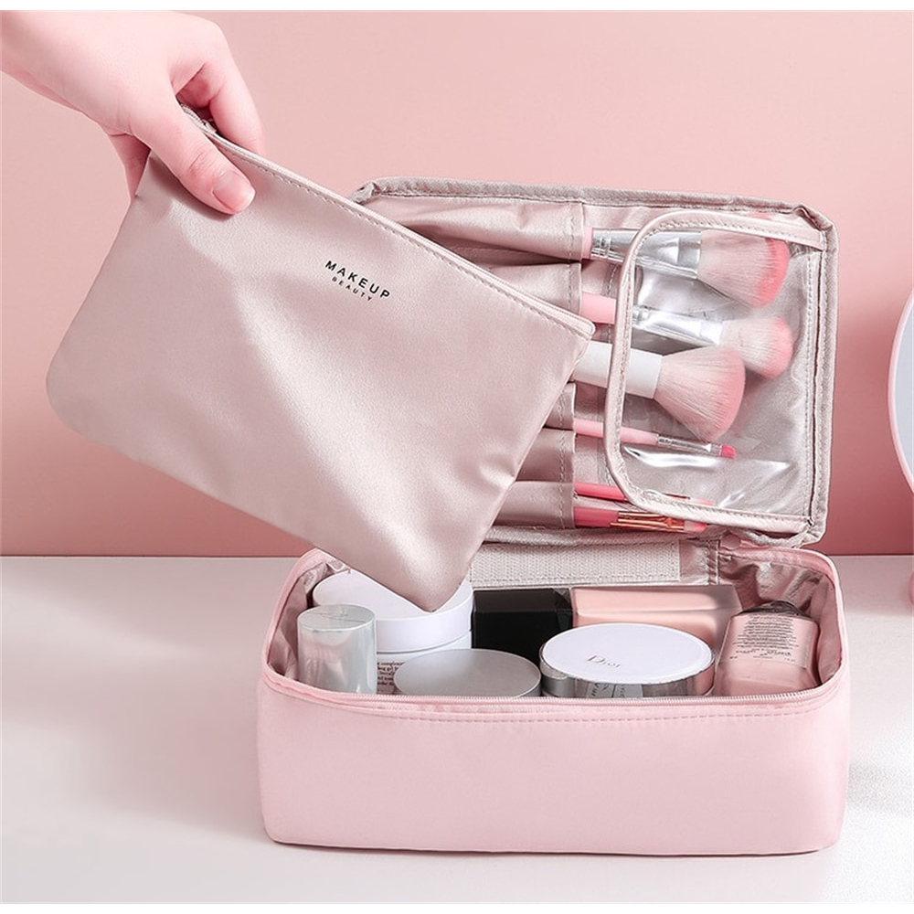 Tas Korea Cosmetic Bag Make Up Beauty Premium Tas Kosmetik Tebal Waterproof