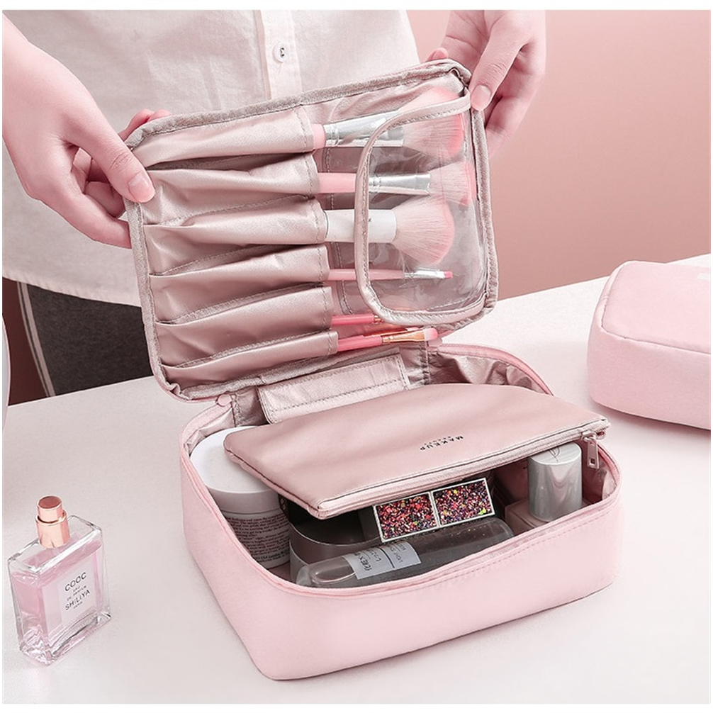 Tas Korea Cosmetic Bag Make Up Beauty Premium Tas Kosmetik Tebal Waterproof