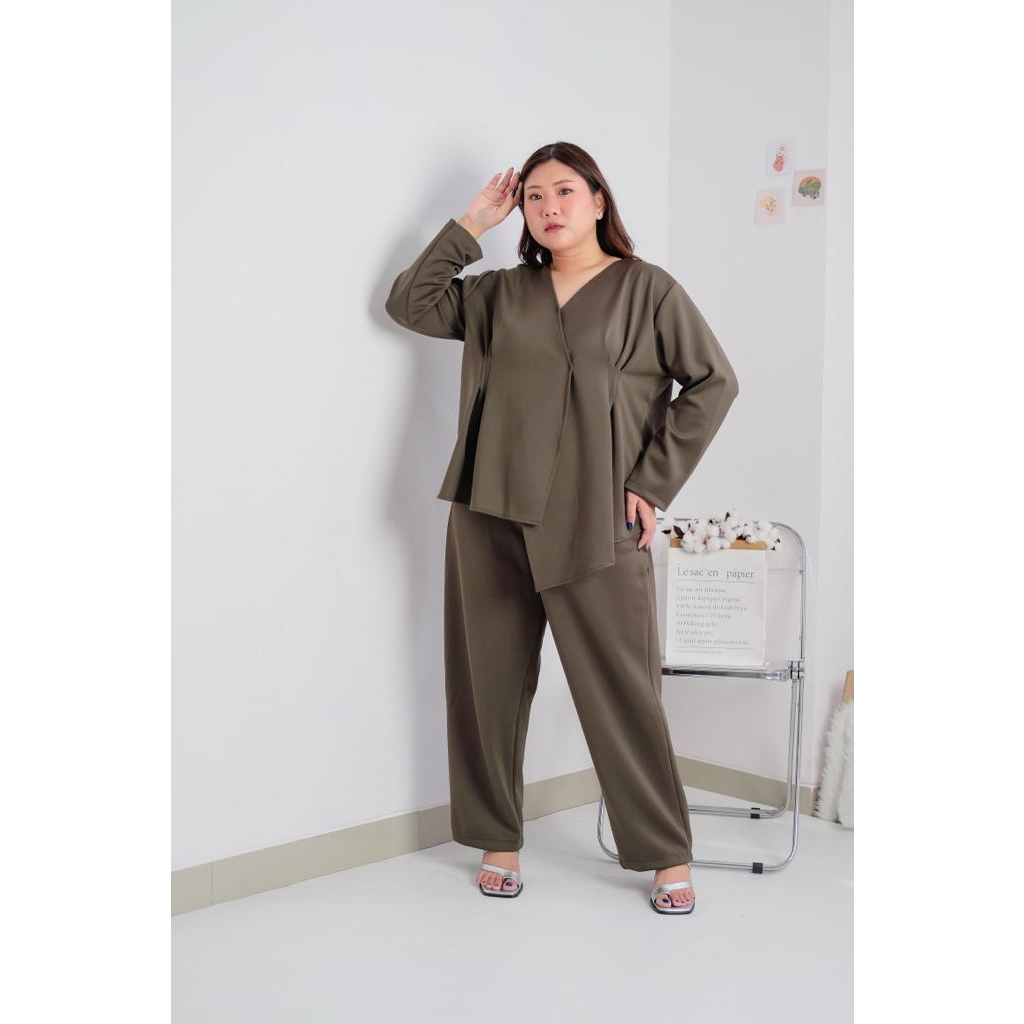 BIGWELL NIKITA BLOUSE - BLOUSE WANITA BIGSIZE - ATASAN WANITA JUMBO