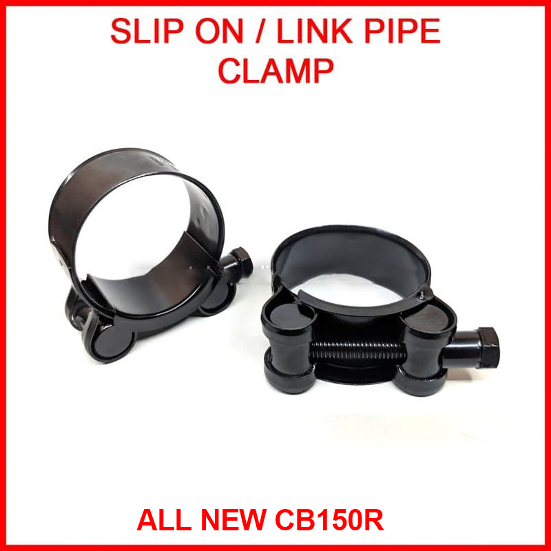 Klem Pipa Slip On Knalpot Racing All New CB150R CB 150R Mid Pipe Clamp