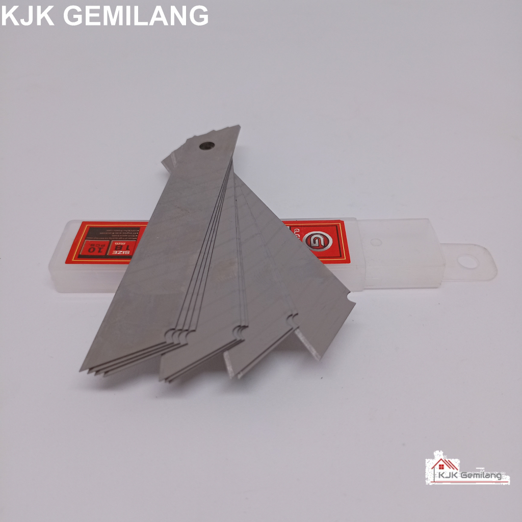 

Refill Cutter Besar 1 Pax 10 Pcs Isi Ulang Pisau Cuter Besar
