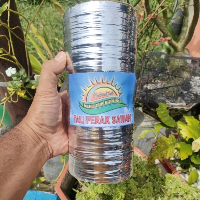 Tali Perak Sawah, Tali Pengusir Burung