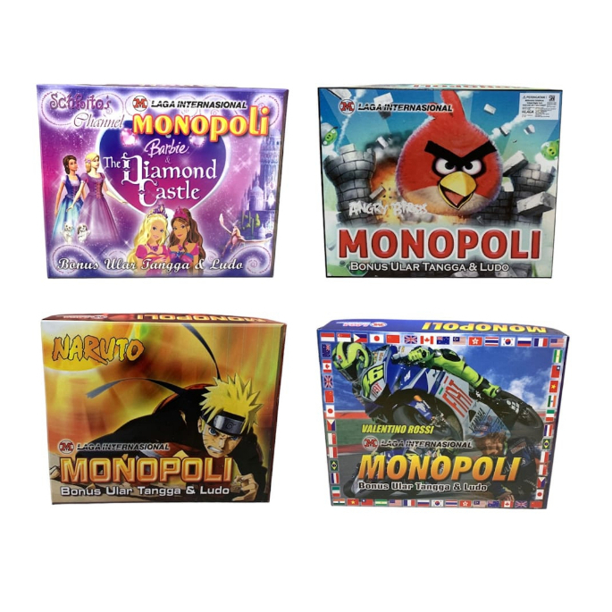 MAINAN ANAK MONOPOLI 3 IN 1 ULAR TANGGA DAN LUDO/MAINAN JADUL MONOPOLI