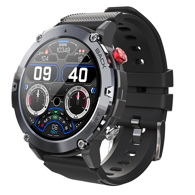 Jam Tangan Outdoor Pria✅C21 IP68 Waterproof Bluetooth Call Men Jam Tangan Pintar Pria Baterai Besar Olahraga Smartwatch Pria Sport Fitness Tracker